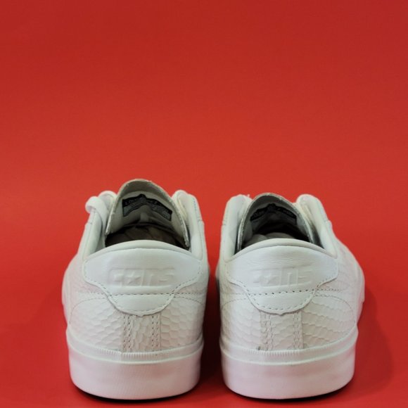 Converse CONS Louie Lopez Pro Ox White Leather Skate Sneakers 170432C NWT - Picture 5 of 6